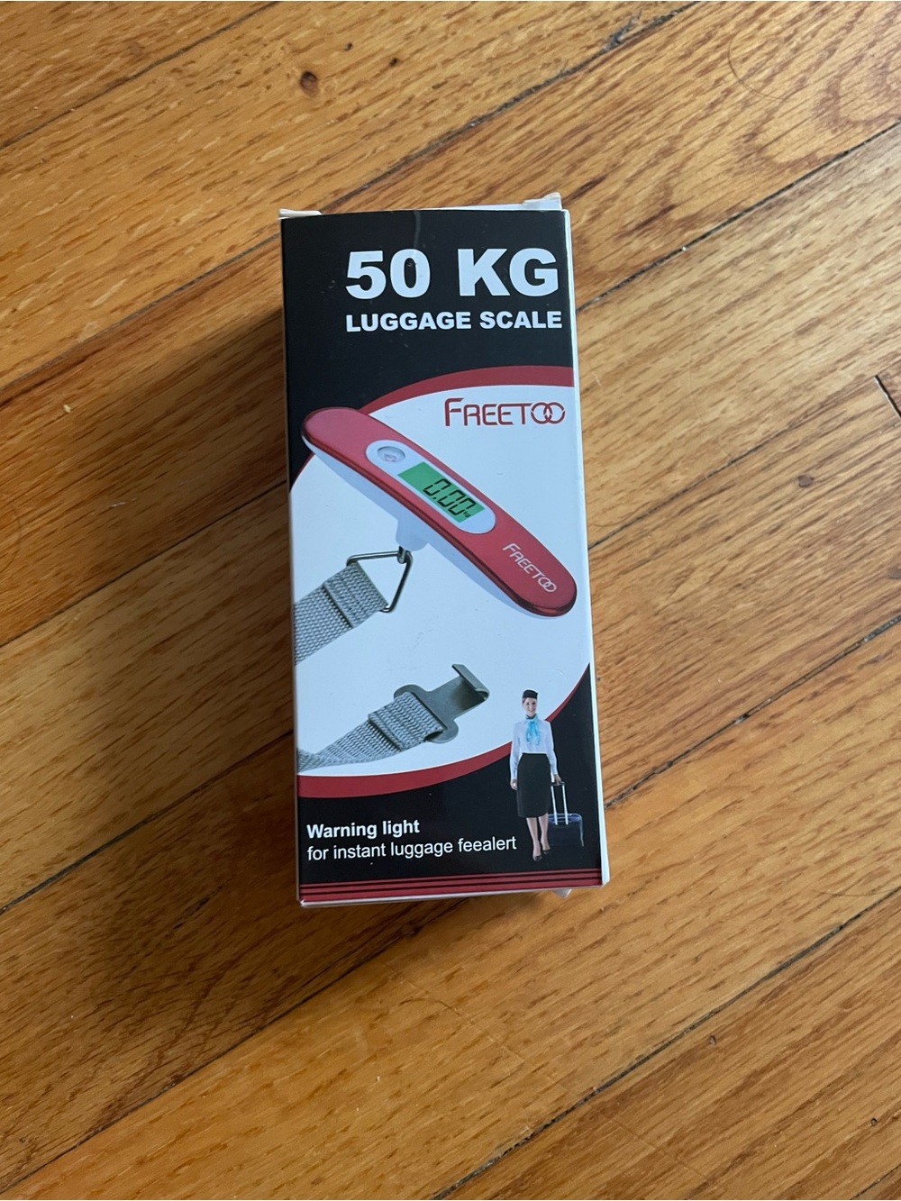 Red 50KG Digital Luggage Scale